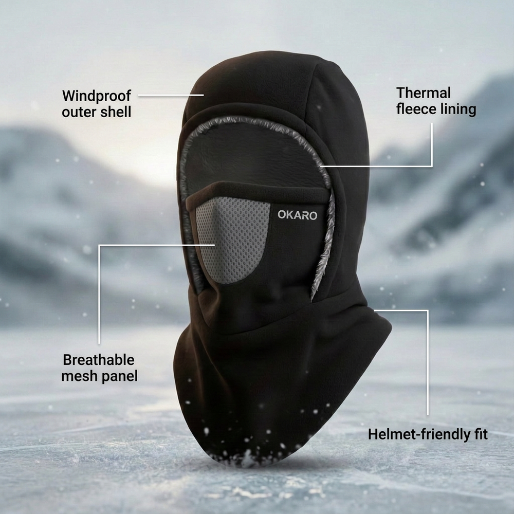Okaro Thermal Fleece Balaclava
