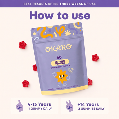 Okaro™ Saffron Daily Gummies