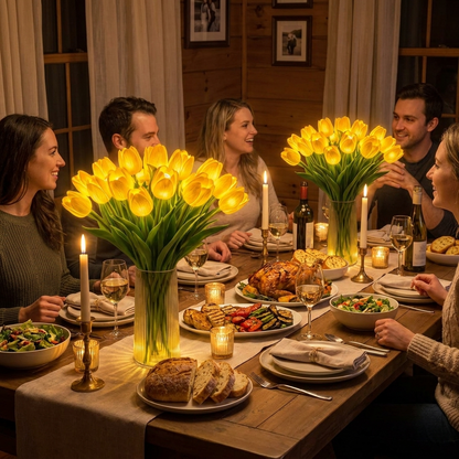 Amber Gold dinner table