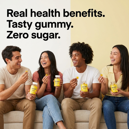Tasty gummy, zero sugar