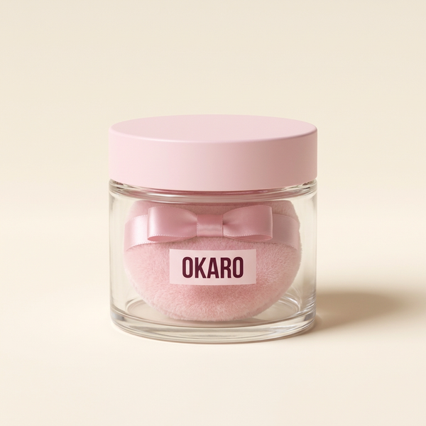 Puff & Glass Vanity Jar